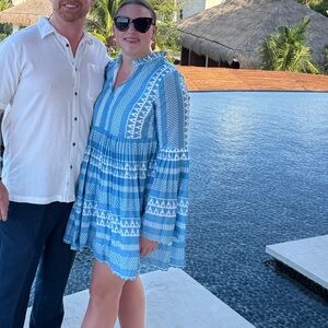 Tropical vacation dress, EUC